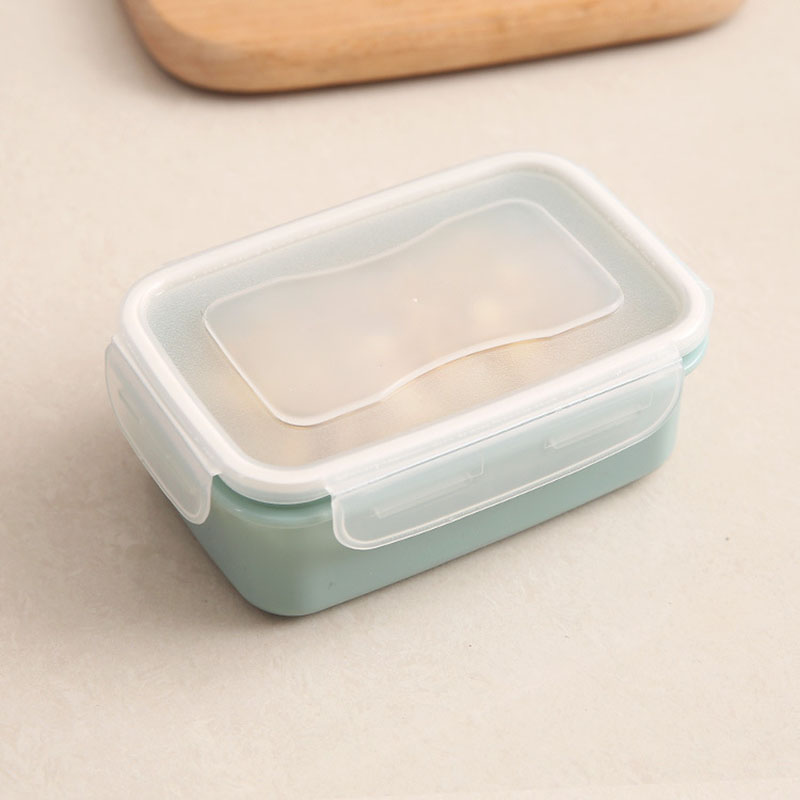 Hộp đựng cơm trưa mini bằng nhựa màu trơn tiện dụng cho nhà bếp