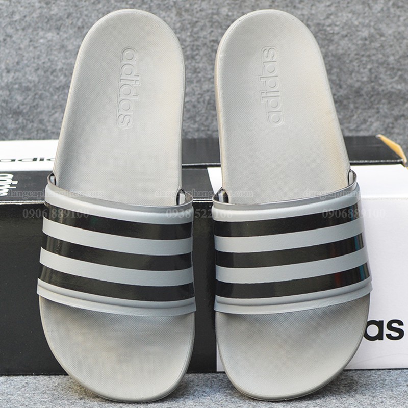Adidas Cloudfoam Sample màu xám sọc đen