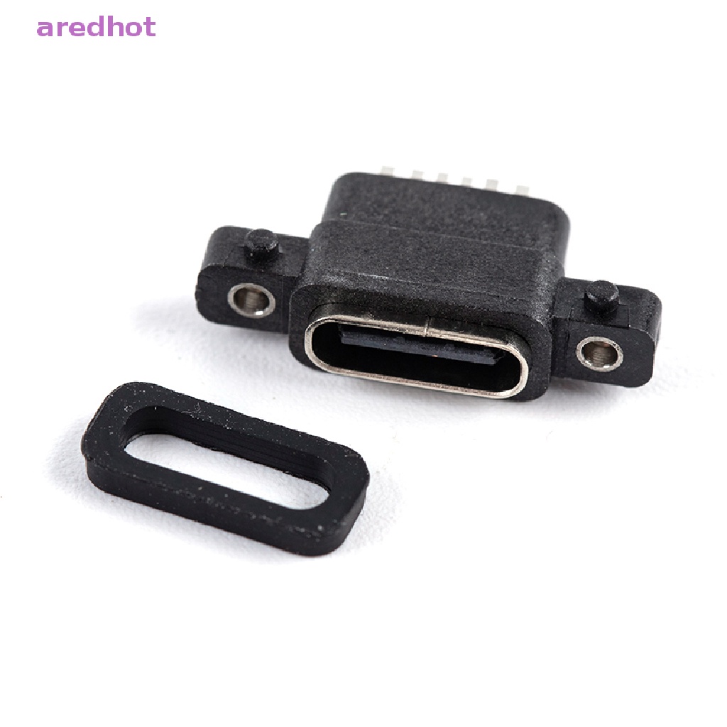 Bộ 2 Đầu Nối Cổng Sạc Nhanh USB3.1 Type-C 6 Pin SMD DIP DIY Mới