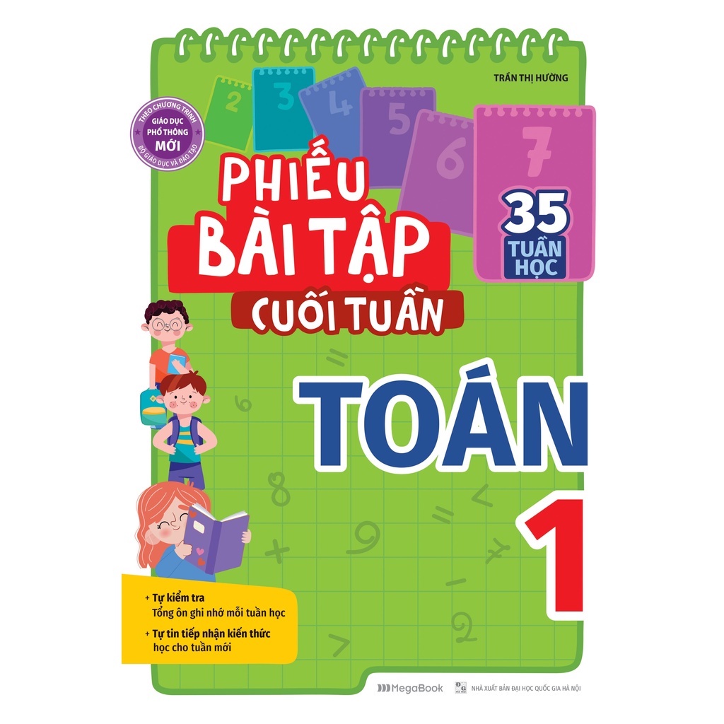 Sách Phiếu bài tập cuối tuần Toán 1