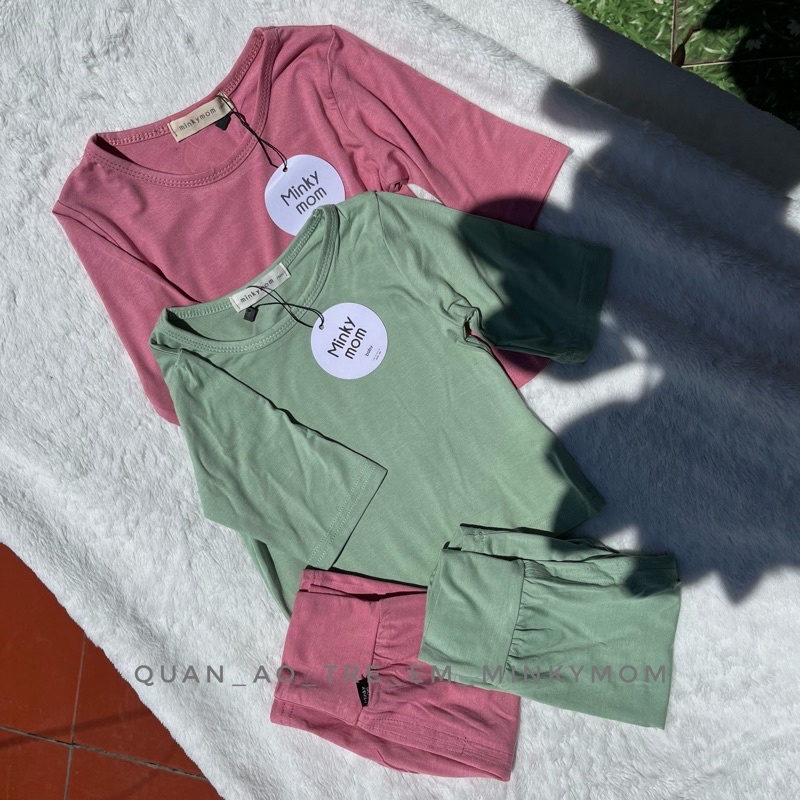 [MINKY MOM] Bộ Lửng Thun Lạnh Cạp Cao MINKYMOM QUẢNG CHÂU