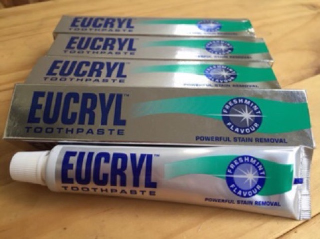 Kem đánh răng Eucryl – kem làm trắng răng từ Anh Quốc