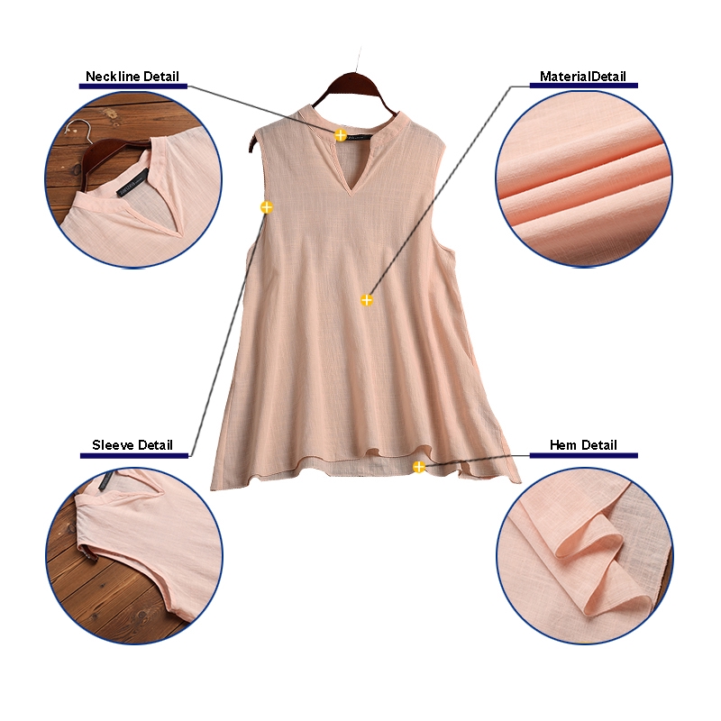 Áo Kiểu ZANZEA Cho Nữ Không Tay Cổ Chữ V Thời Trang Quyến Rũ | BigBuy360 - bigbuy360.vn