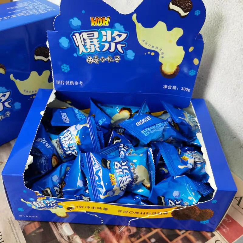 Bánh OREO SOCOLA ⚡FREESHIP⚡ Bánh OREO Trung Quốc nhân chảy 3 lớp Siêu Ngon - Hộp 330gr