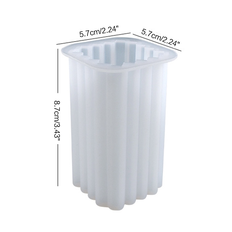 Khuôn Làm Đất Sét Hình Trụ Bằng Nhựa Resin DIY