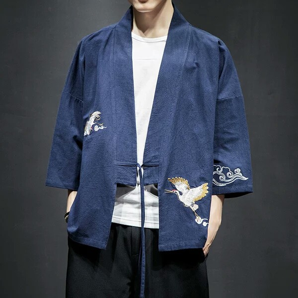 Áo khoác kimono thiêu chim hạt CÓ SIZE ĐẠI - NAM NỮ BON CHEN ĐỀU ĐƯỢC ( Hàng order ) | BigBuy360 - bigbuy360.vn