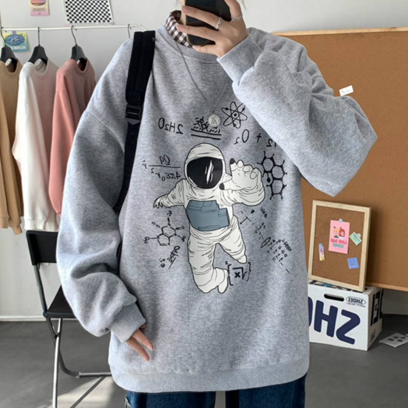 Áo sweater nam tay dài phong cách hiphop 4 màu tùy chọn NoBrandNoCotton