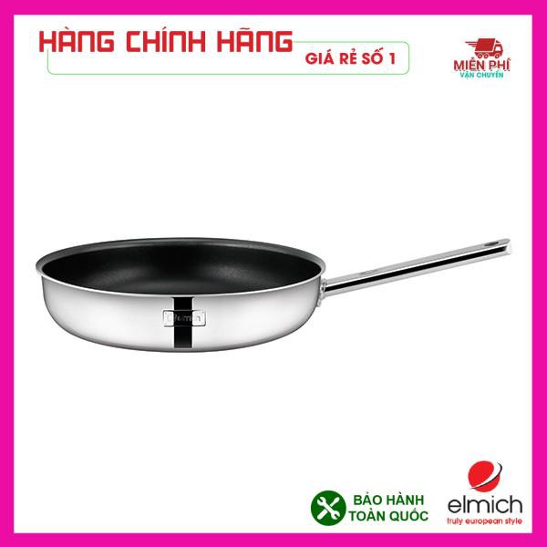 CHẢO INOX 2 LỚp CAO CẤP ĐÁY LIỀN ELMICH TRI-MAX XS 20CM, CHẢO CHỐNG DÍNH BẾP TỪ ELMICH