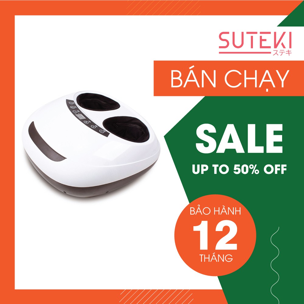 Máy Massage Chân Liệu pháp mát xa từ áp suất không khí và con lăn nhiệt [FREE 10 KHẨU TRANG]