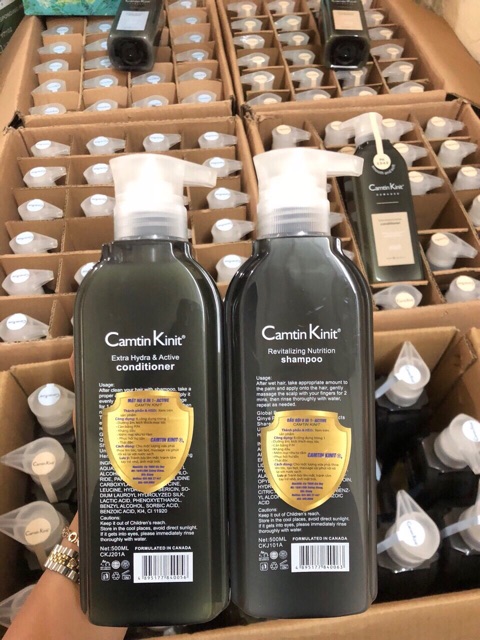 Cặp dầu gội dầu xả Camtin Kinit dưỡng ẩm - phục hồi - kích thích mọc tóc | Bộ dầu gội xả 500ml * 2 | BigBuy360 - bigbuy360.vn