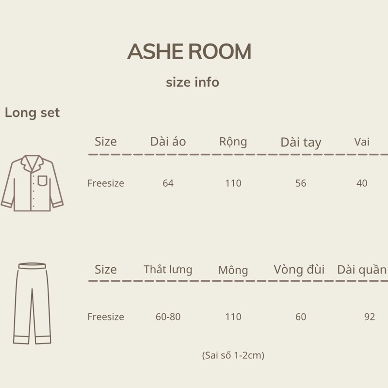 𝐚𝐬𝐡𝐞𝐱𝐢𝐧𝐜𝐡𝐚𝐨:  pyjama, bộ mặc nhà dáng suông rộng PJ1408