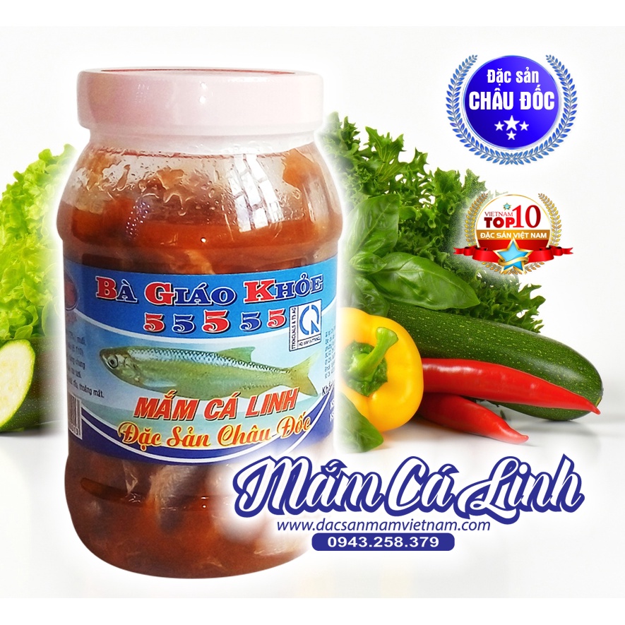 Mắm cá linh - Thương hiệu Bà Giáo Khỏe 55555
