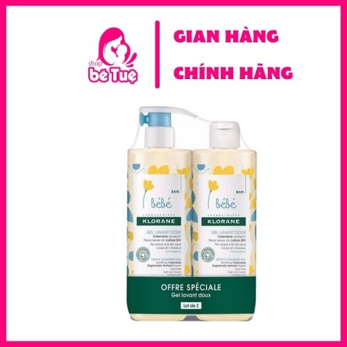 Tắm Gội Klorane Bebe Của Pháp Cho Bé 500ml