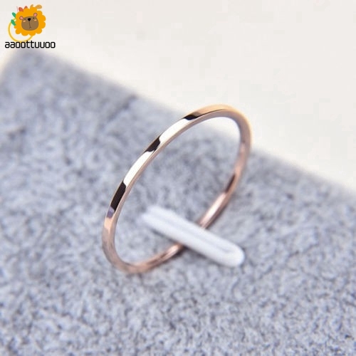 Nhẫn Mạ Vàng Hồng Thiết Kế Độc Đáo