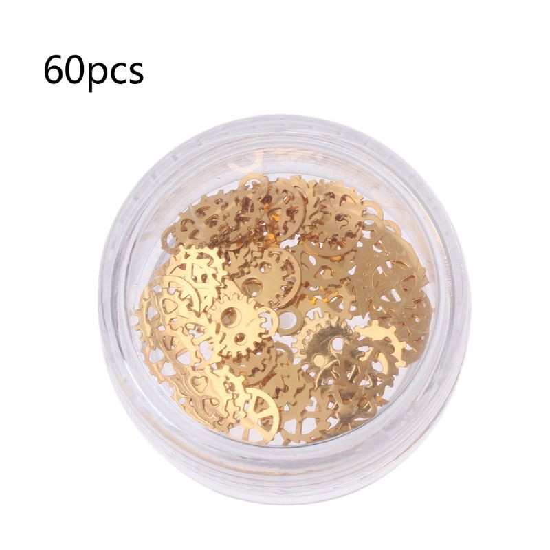 60 Phụ kiện trang trí Resin trang sức hình bánh răng độc đáo