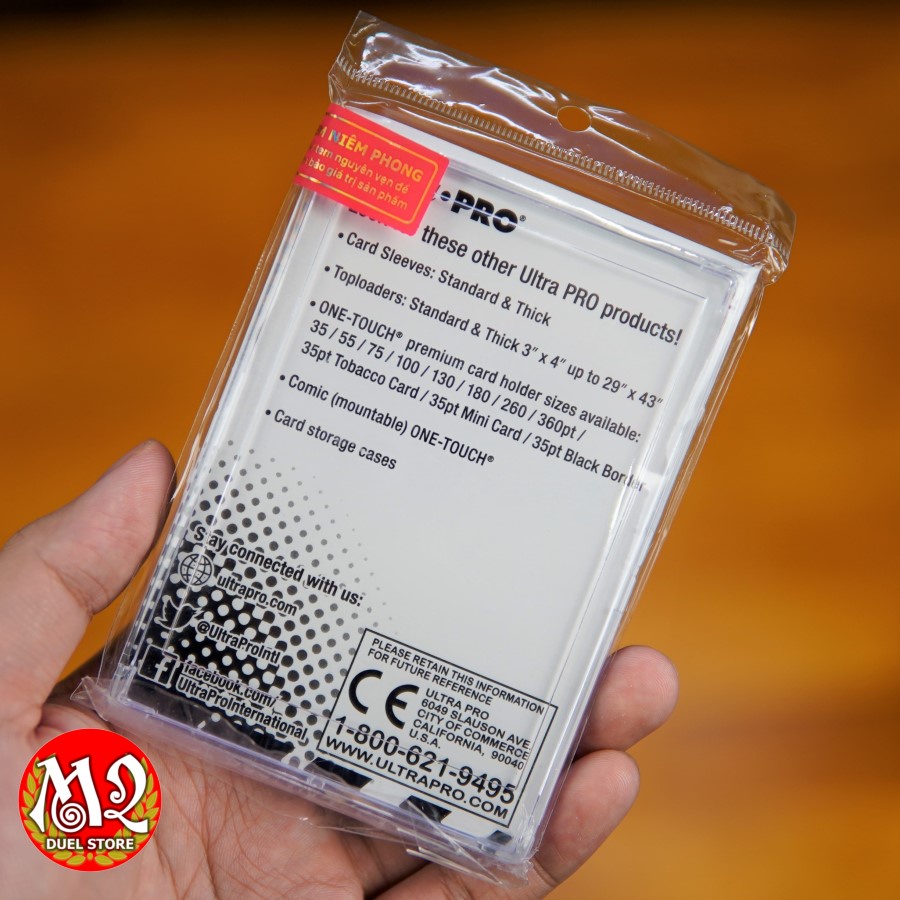 Hộp bảo vệ lá bài Recessed Mini Snap Card Holder Ultra PRO - Có phần cố định - Nhập khẩu HOA KỲ USA cho Yugioh Pokemon