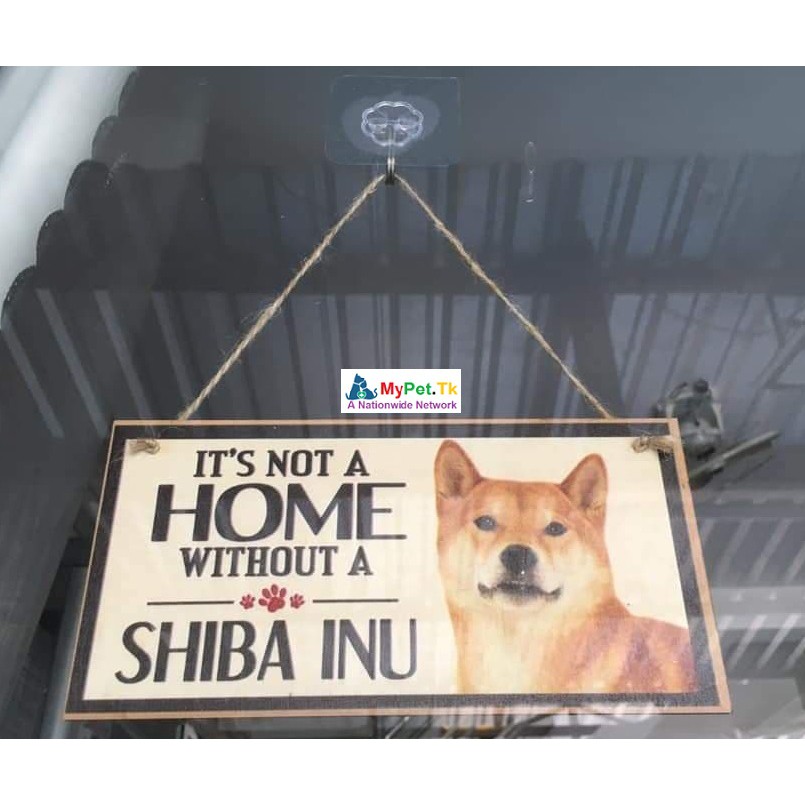 Tranh Các Giống Chó Treo Tường, Cửa Trang Trí Shiba, Alaska, Bulldog