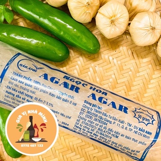 RAU CÂU SỢI NGỌC HOA (AGAR AGAR) 50GR