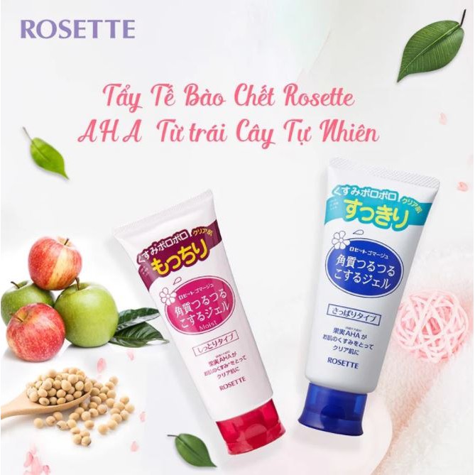 Tẩy Tế Bào Chết Dạng Gel Chiết Xuất Từ Thiên Nhiên Rosette Gommage 120g