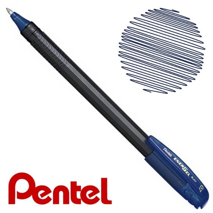 Bút Bi Gel Pentel Energel BL417 ngòi 0.7 nắp đậy.