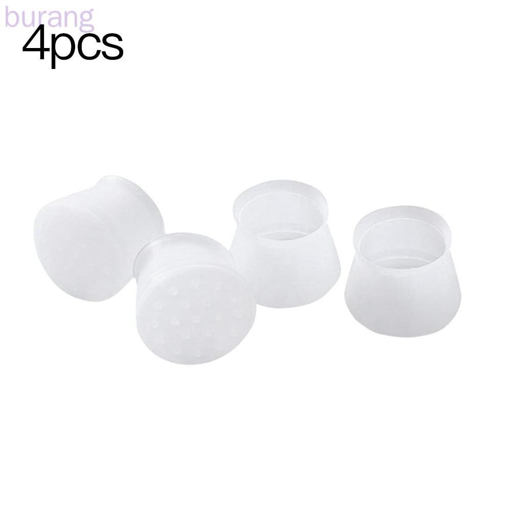 Set 4 miếng Silicon bọc chân bàn ghế chống trượt tiện lợi chất lượng cao