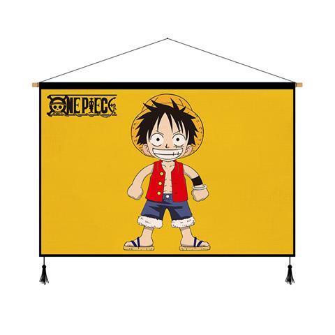 Thảm Treo Tường Trang Trí Phòng Ngủ In Hình One Piece Cá Tính