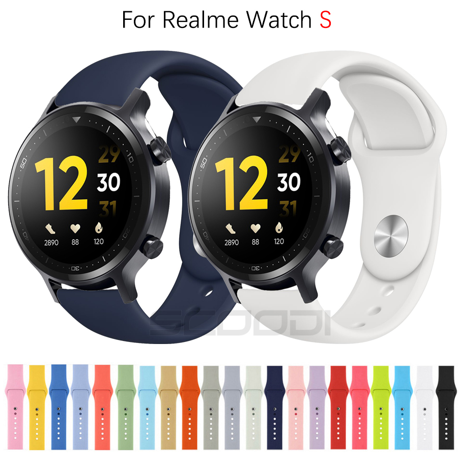 Dây Đeo silicone Thể Thao Cho Đồng Hồ Thông Minh realme watch s / s pro