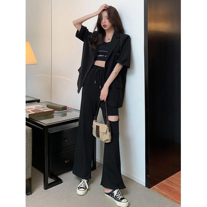 Áo Khoác Vest Tay Ngắn Thời Trang Dành Cho Nữ