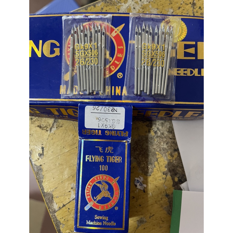 Combo 10 kim khâu máy khâu bao cầm tay GK9-2, GK9-500, GK9-350, NP7A Nhật, NP7A TRung Quốc