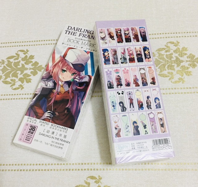 Bộ 36 ảnh bookmark darling in the Franxx