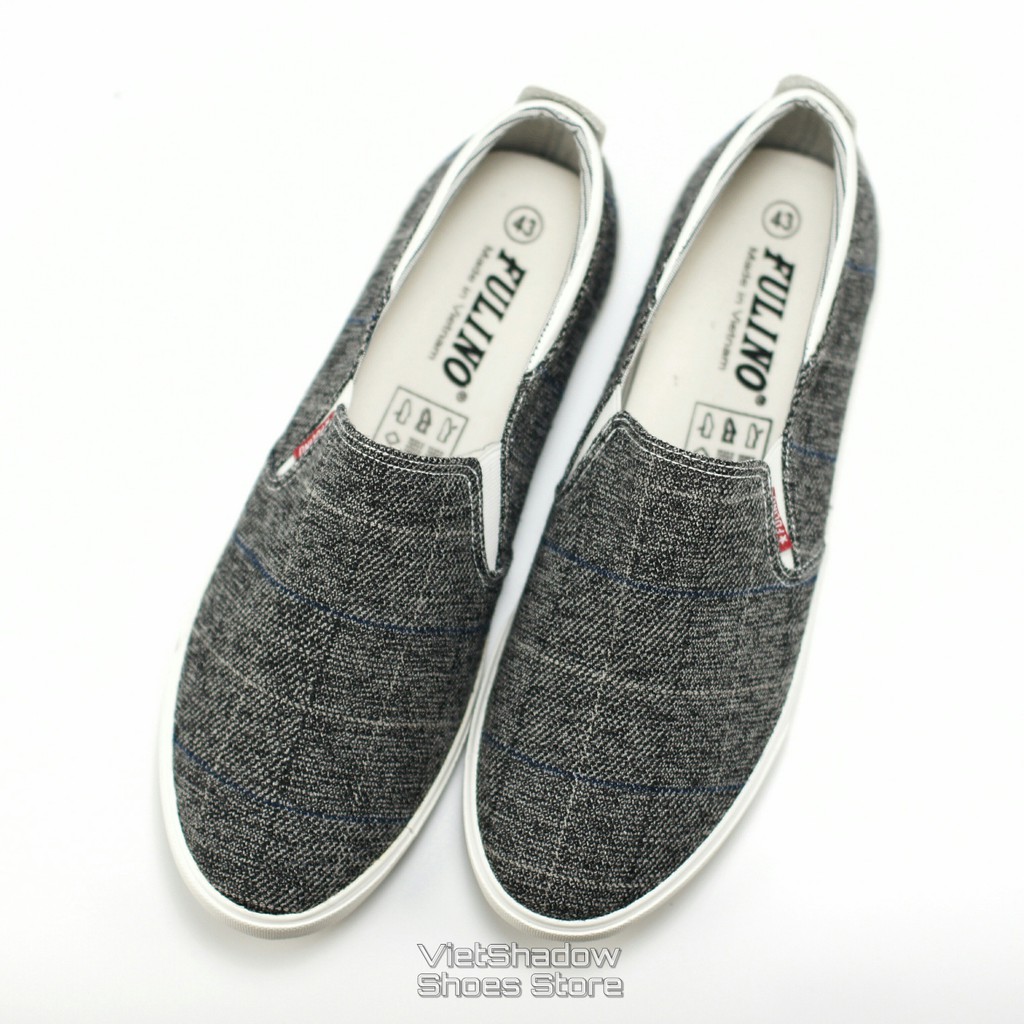 🔥Slip on | Giày lười vải nam 💯 Made in Vietnam 🇻🇳 - Mã SP 1822 | BigBuy360 - bigbuy360.vn