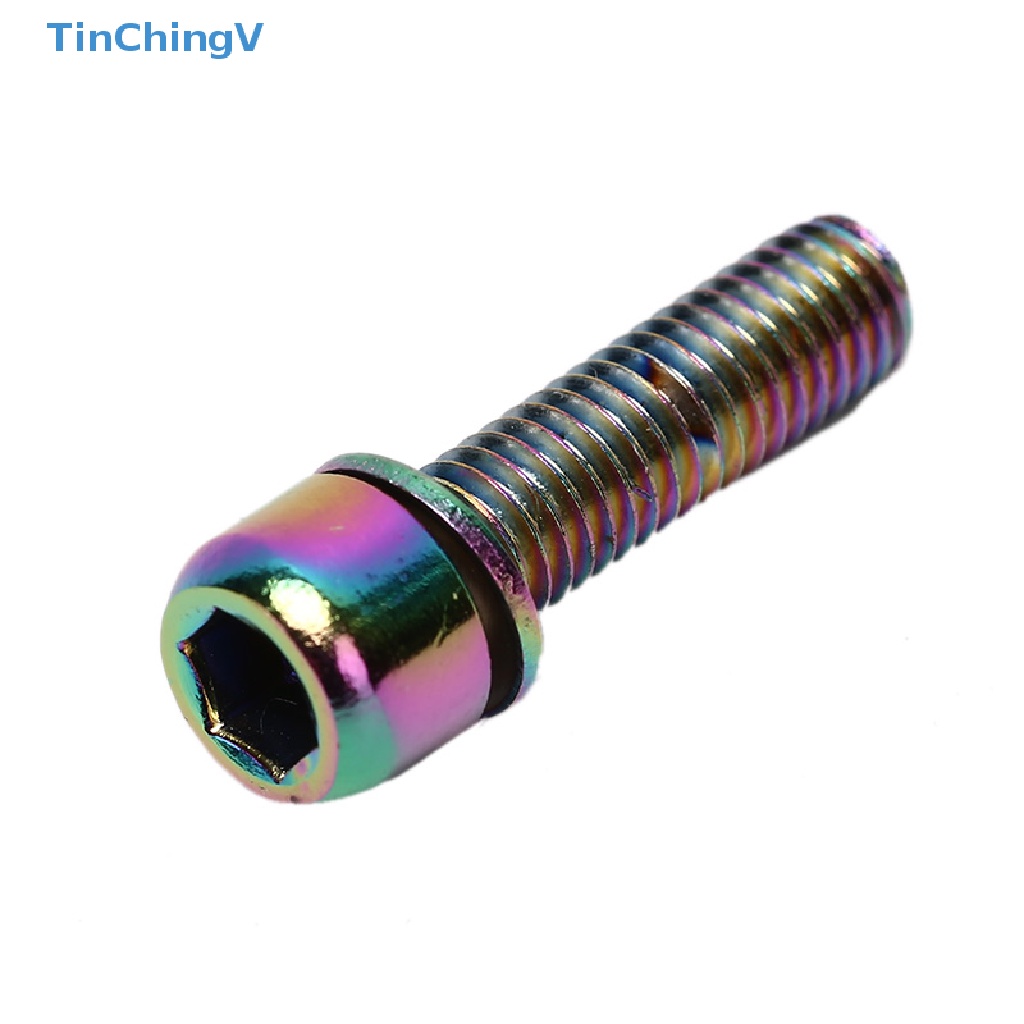 Bộ 6 Ốc Vít M5x18mm Kèm Vòng Đệm Tay Lái Xe Đạp