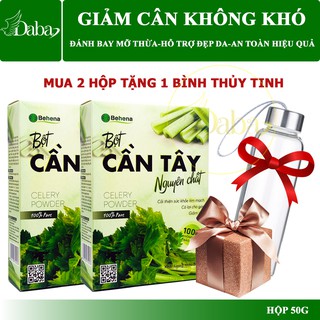 Bột Cần Tây Nguyên Chất Behena Hộp 50g - Giảm cân hiệu quả, chống lão hóa và ngừa ung thư