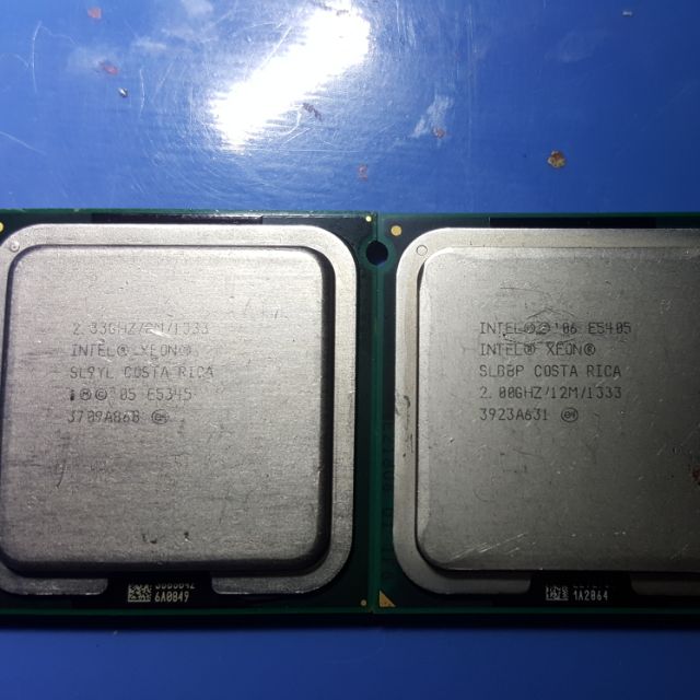 Vi xử lý XEON E5345 và E5405. Socket đã mod cho 775