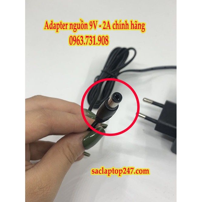 ADAPTER NGUỒN 9V-2A CHÍNH HÃNG