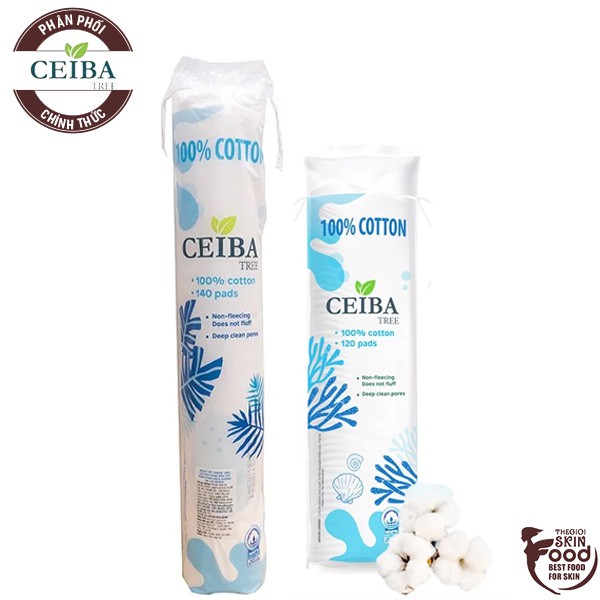 Bông Tẩy Trang 100% Cotton Ceiba Tree
