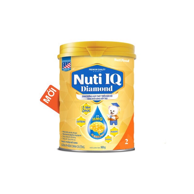 Sữa bột Nutifood  IQ Diamond 2 900g Duchuymilk