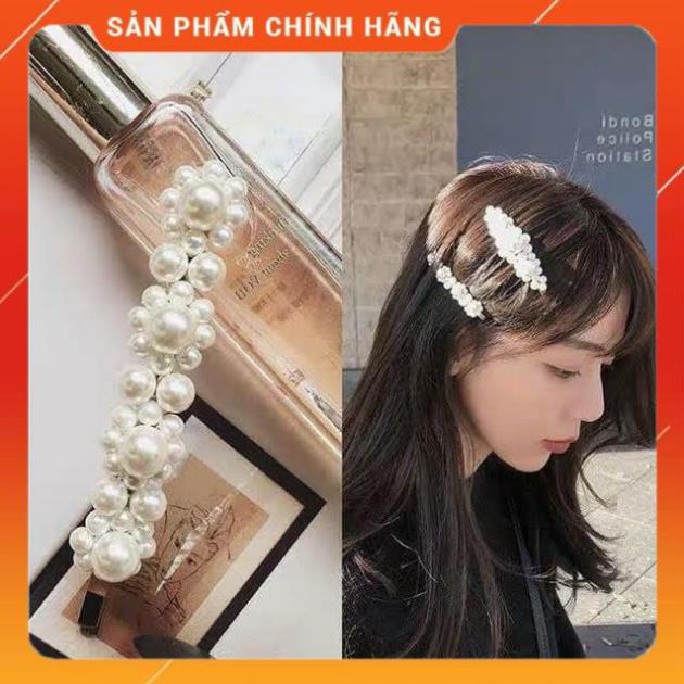 Set 4 Kẹp Tóc Đính Ngọc Hàn Quốc Cực Xinh