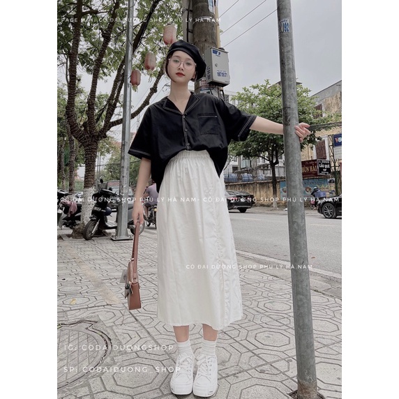 sơ mi cộc tay chỉ nổi 5163