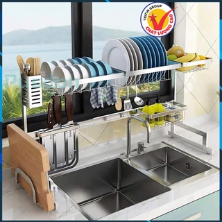 Kệ chén bát Inox 304 cao cấp - Chịu tải 30kg - Dễ lắp đặt - Dễ tháo dời - Sang - Đẹp - Bền