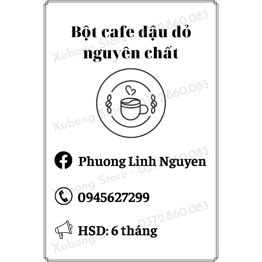 Nhãn Dán Trang Trí Sản phẩm -  Tem Vận Chuyển In Nhiệt A6 Theo Thông Tin Khách Gửi Có Keo Dán Sẵn