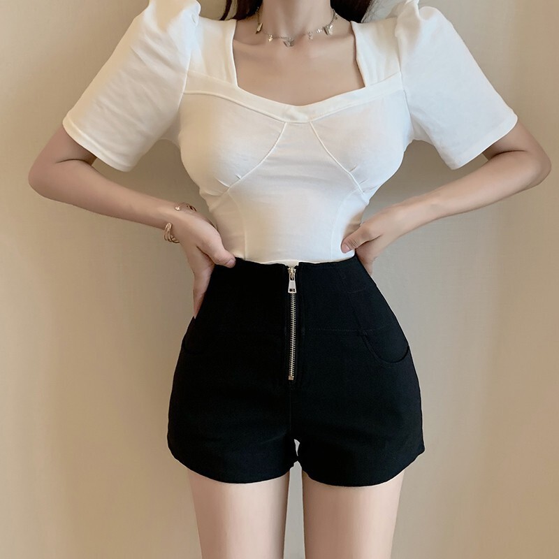 [Mã FAMAYWA giảm 10K đơn 50K] Quần short nữ khóa kéo hot hit 212 | BigBuy360 - bigbuy360.vn