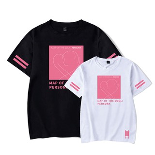 BTS new album logo thesoul star short sleeve diagram around casual short sleeve t-shirt
