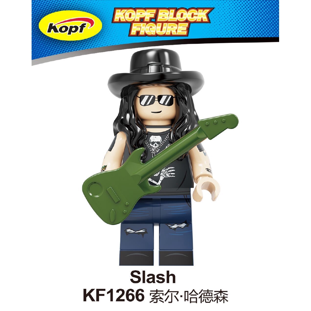 Bộ Đồ Chơi Lego Xếp Hình Súng N 'Roses Axi Rose Frank Ferrer Kf6105