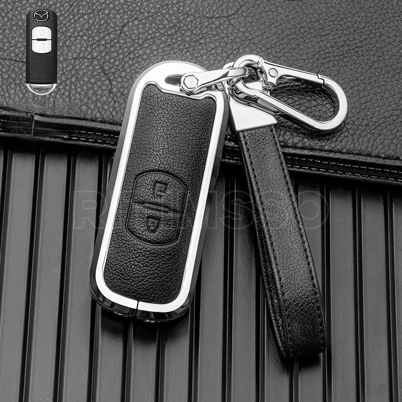 Vỏ Bảo Vệ Chìa Khóa Điều Khiển Từ Xa Cho Xe Hơi Mazda 2 3 6 Atenza Axela Demio CX-5 CX5 CX-3 CX7 CX-9 2015 2016 2017 2018 2019