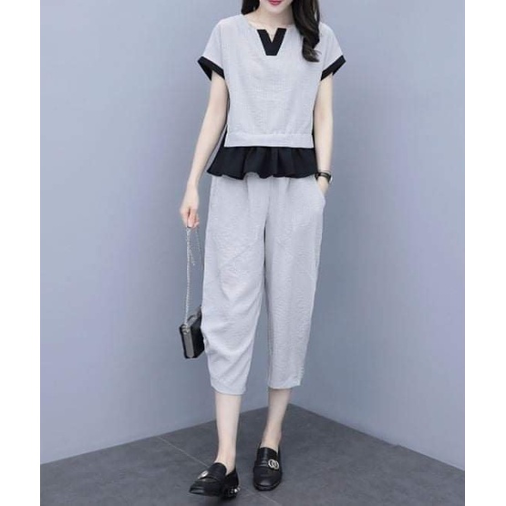 Set bộ thun cát hàn mặc nhà-beoden