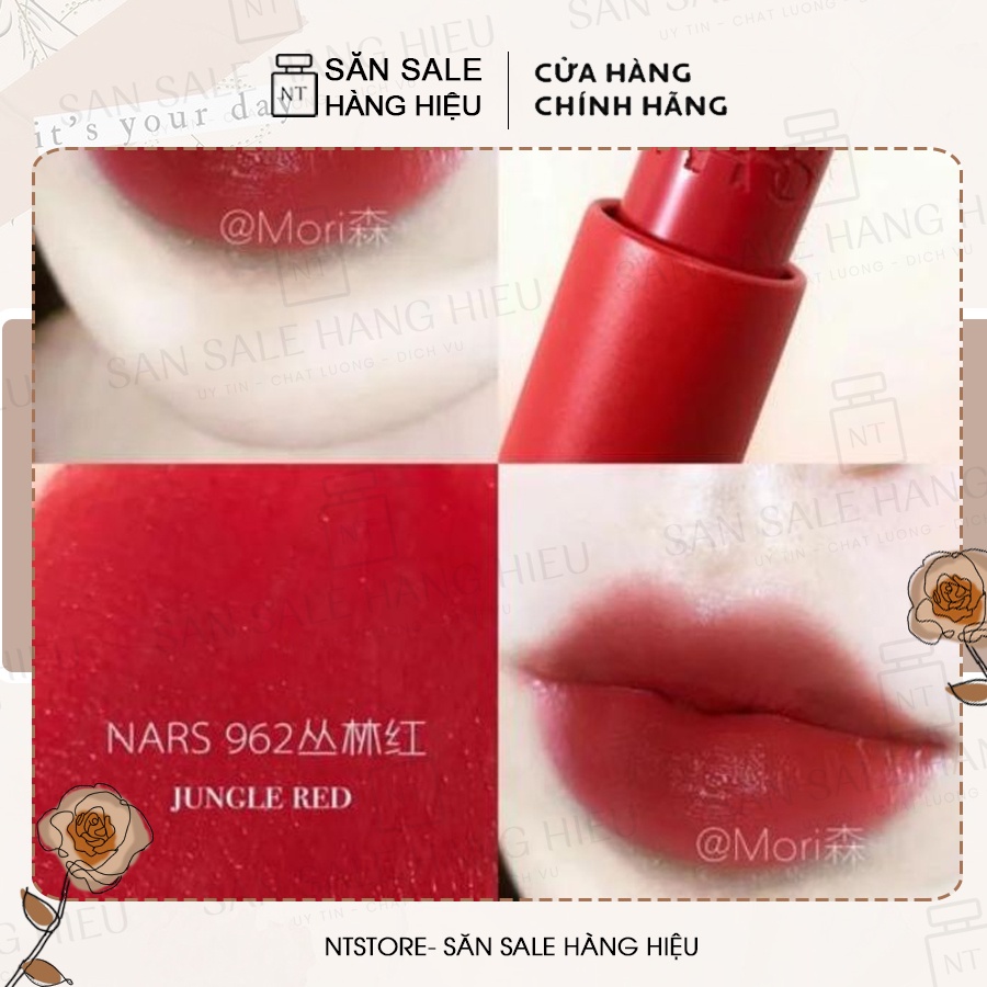 Son Nars màu đỏ Jungle Red chính hãng siêu xinh