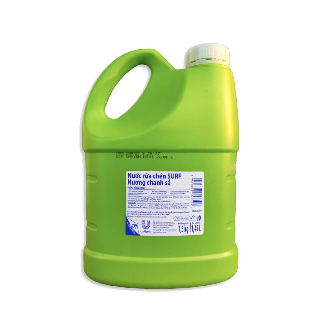 Nước Rửa Chén Surf Hương Chanh Sả 1.5kg
