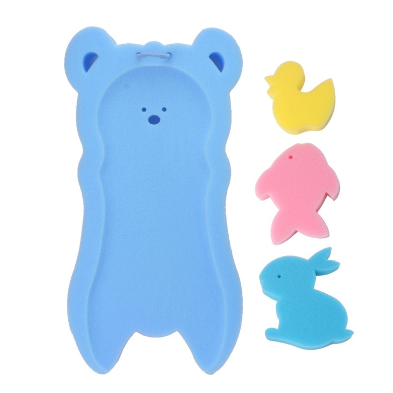 INN Newborn Anti-slip Sponge Pad Baby Bath Tub Bathing Pad Infant Shower Baby Care