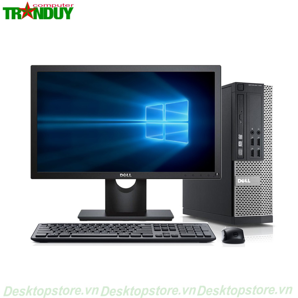 Bộ Máy Tính Bàn Dell Optiplex 7010SFF/Core I5-3470S(6M.3.6Ghz,4cores 4 threads)/LCD 19inch Wide Delll  99%/ BH 24 Tháng